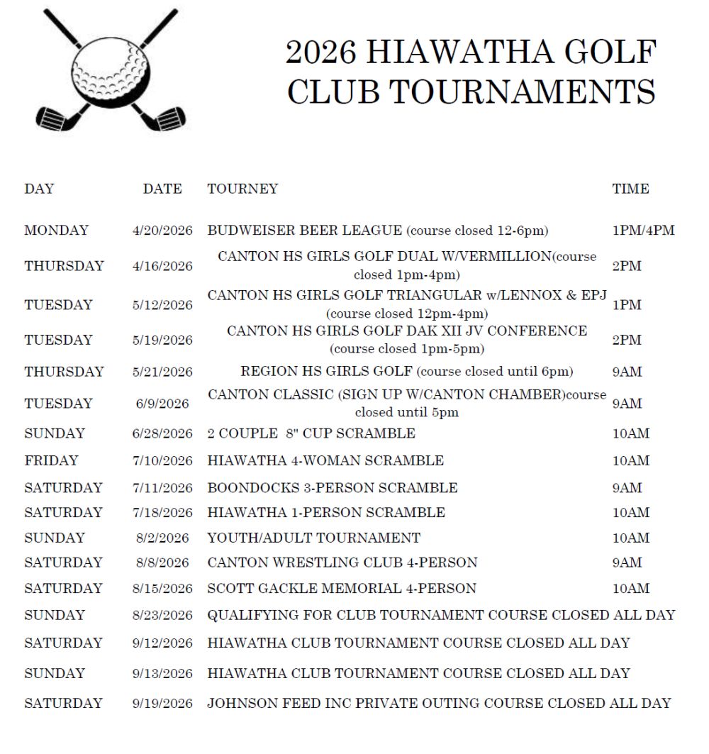 HGC 2026 Tournaments